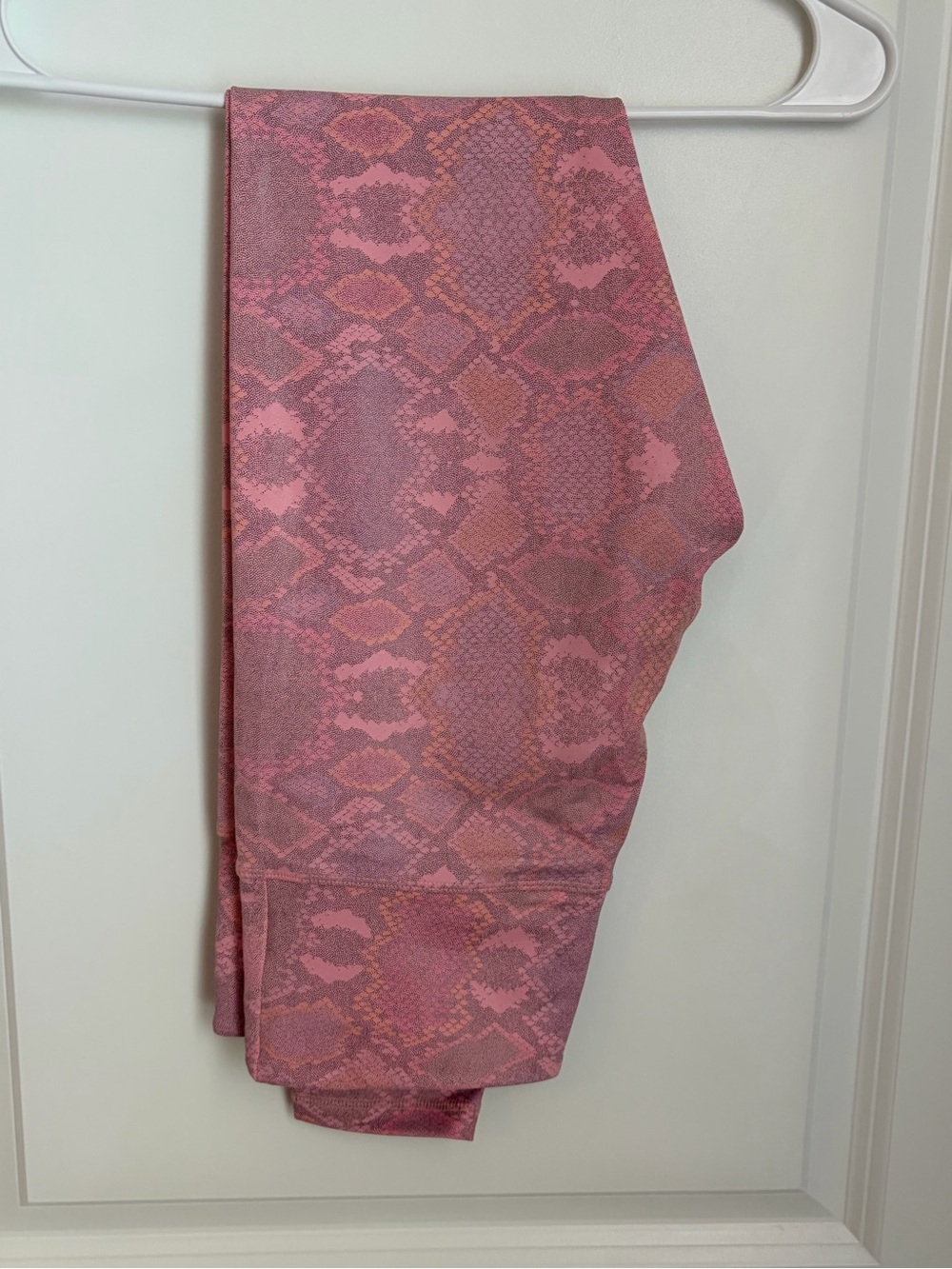 ZYIA Pink Snake-Print Leggings